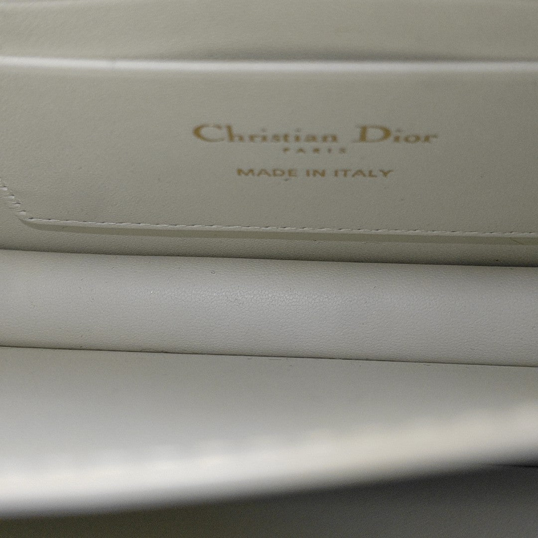 Miss Caro Mini Calfskin White