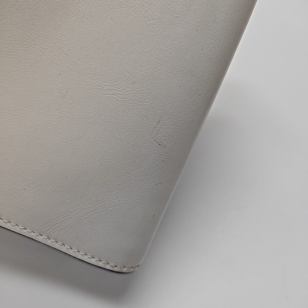 Calfskin Shoulder Bag White
