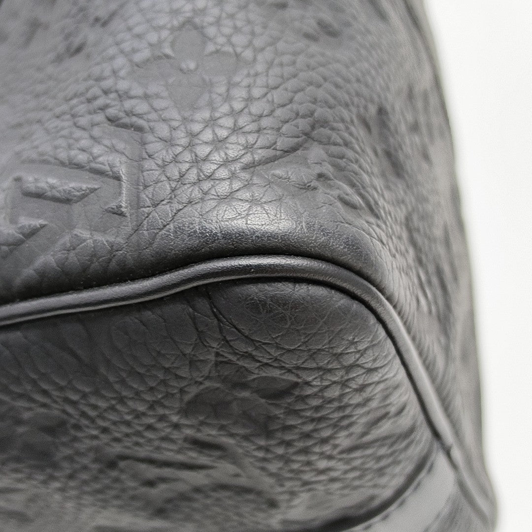 KEEPALL 35 Monogram Calfskin Black