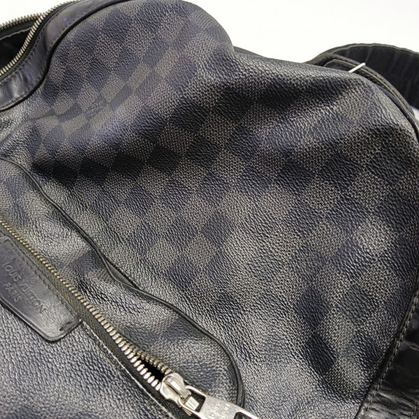 JOSH Damier Graphite Coated Canvas Gray