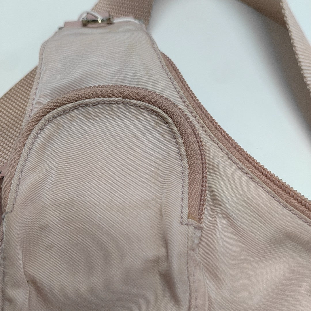Nylon Shoulder Bag Pink