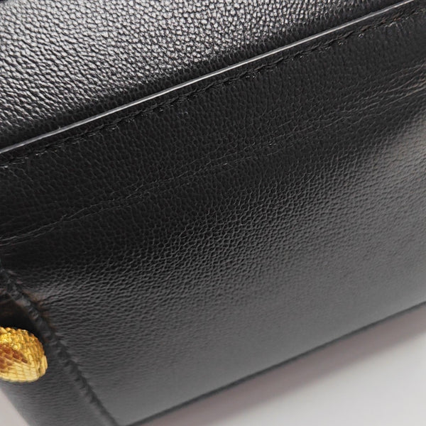 Calfskin Shoulder Bag Black
