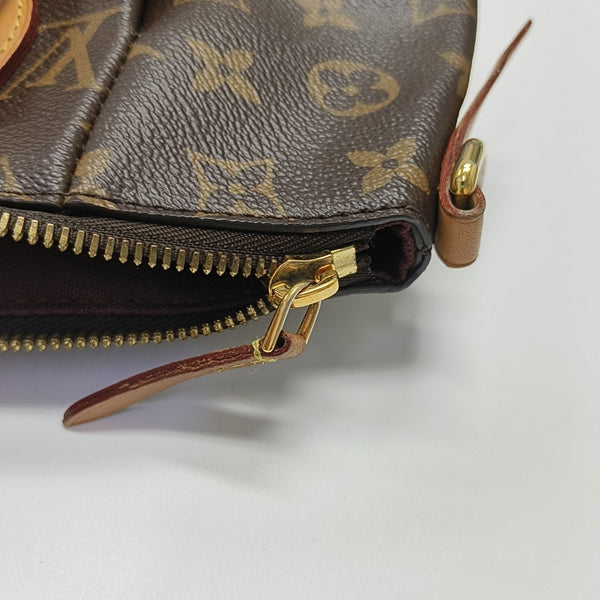 TURENNE Monogram Coated Canvas Brown