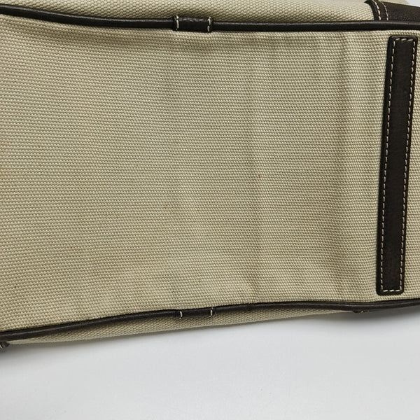 Canvas Shoulder Bag Beige