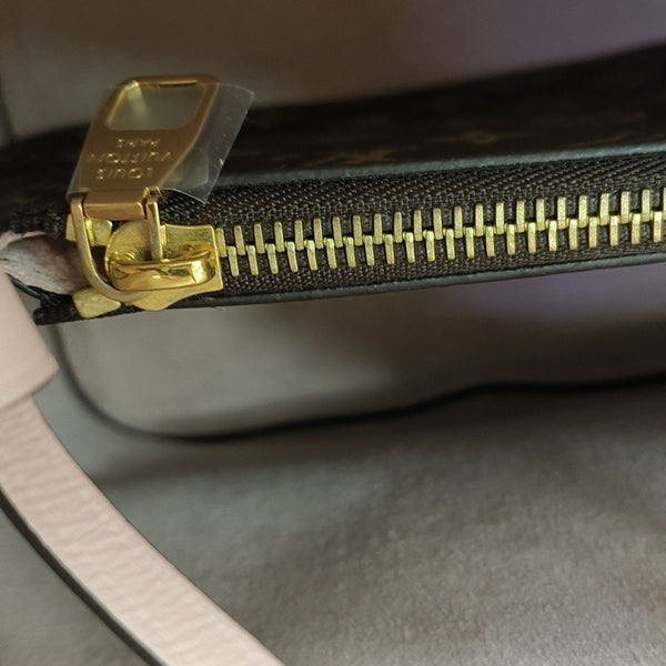 NÉONOÉ MM Monogram Coated Canvas Brown