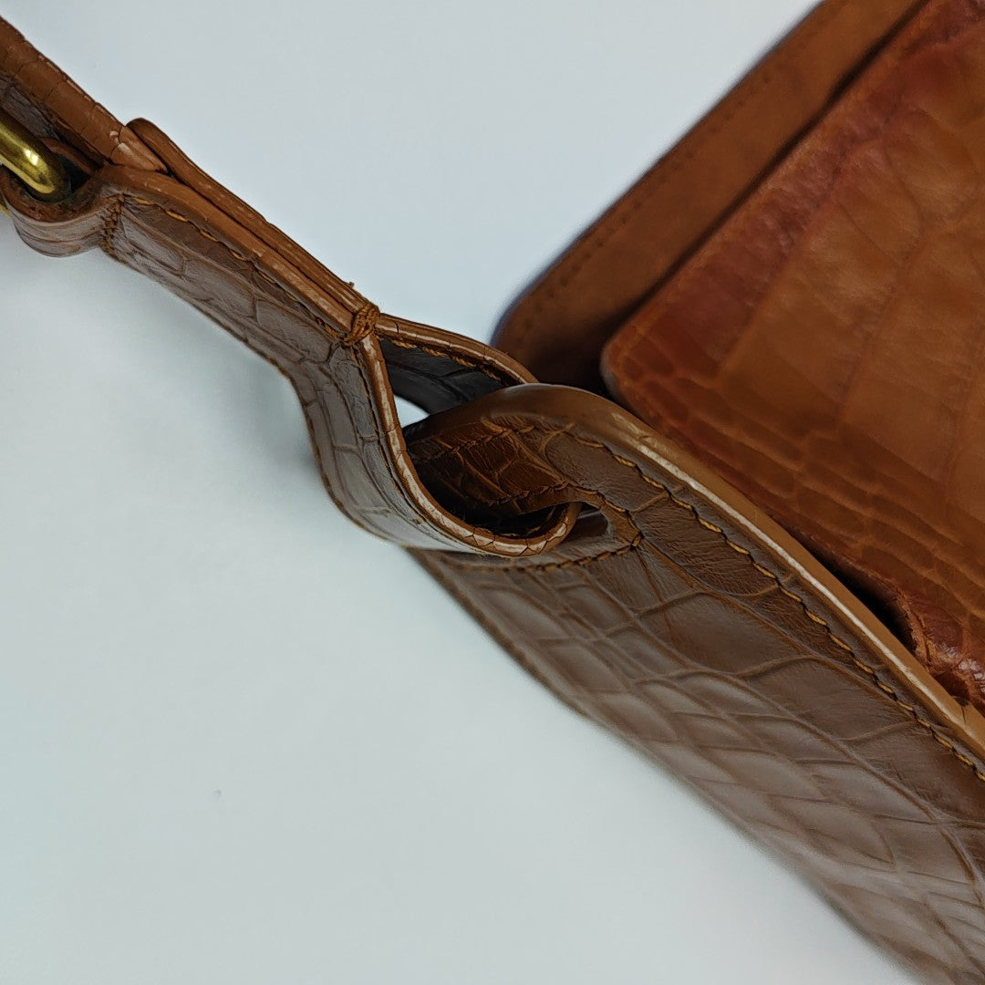 Calfskin Bucket Bag Brown