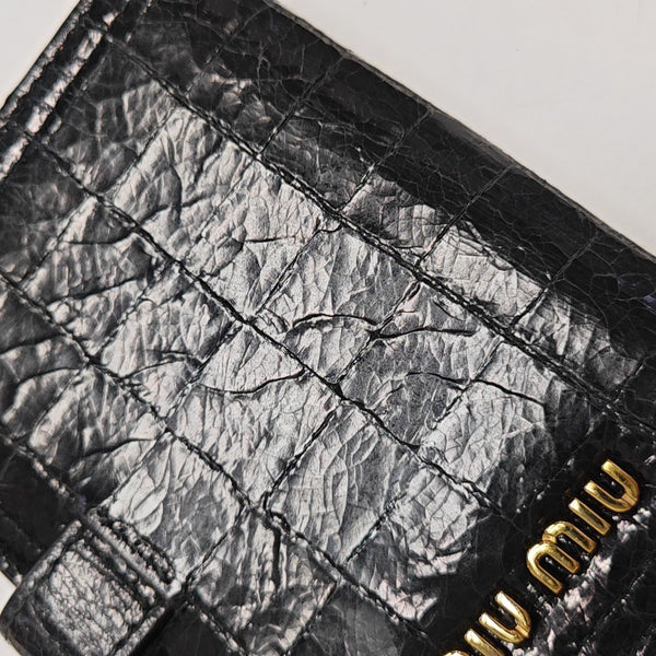 Calfskin Wallet Black