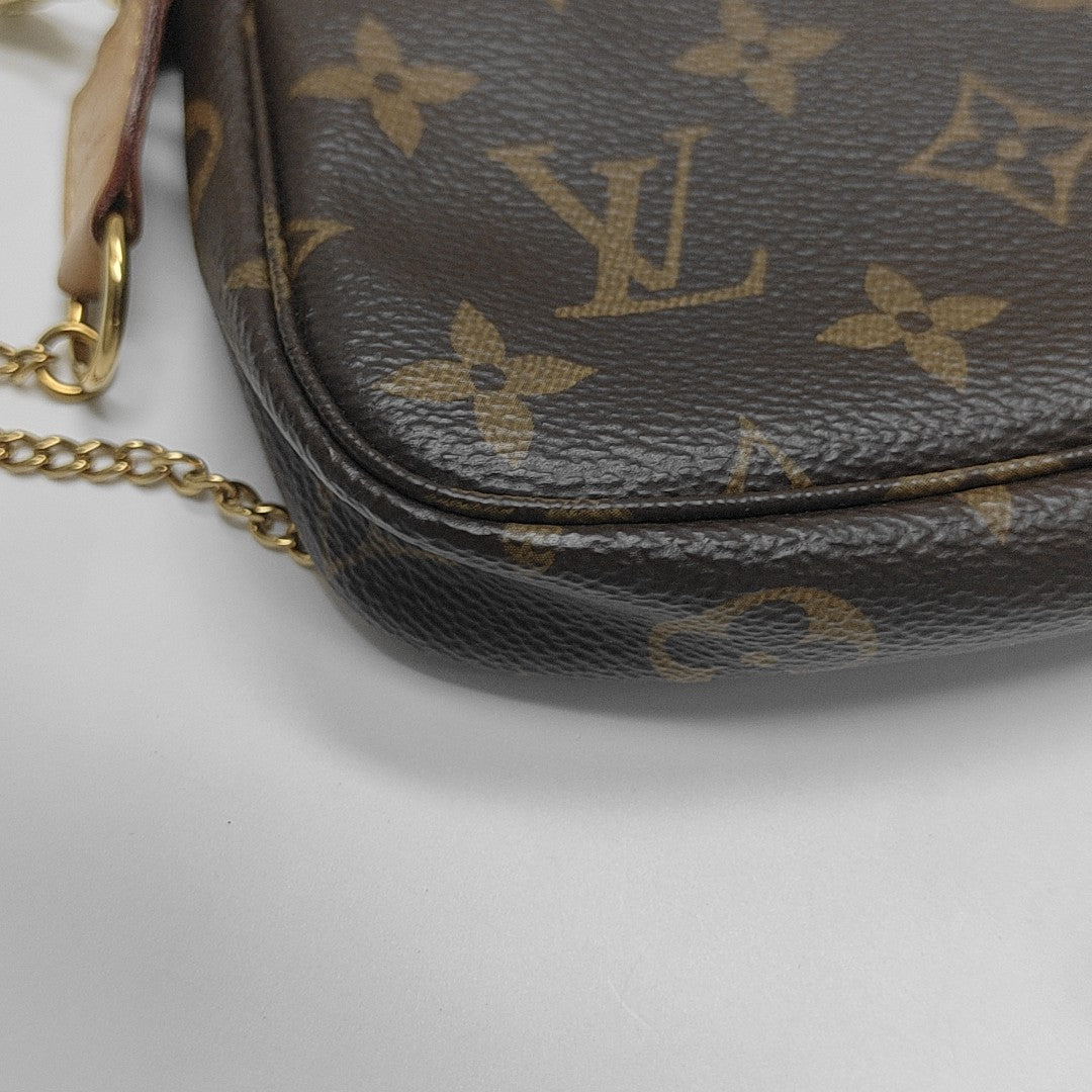 ACCESSOIRES Mini Monogram Coated Canvas Brown