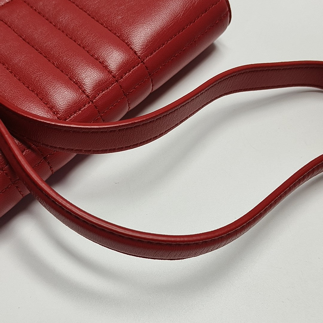 Lola Small Quilted Lambskin Red