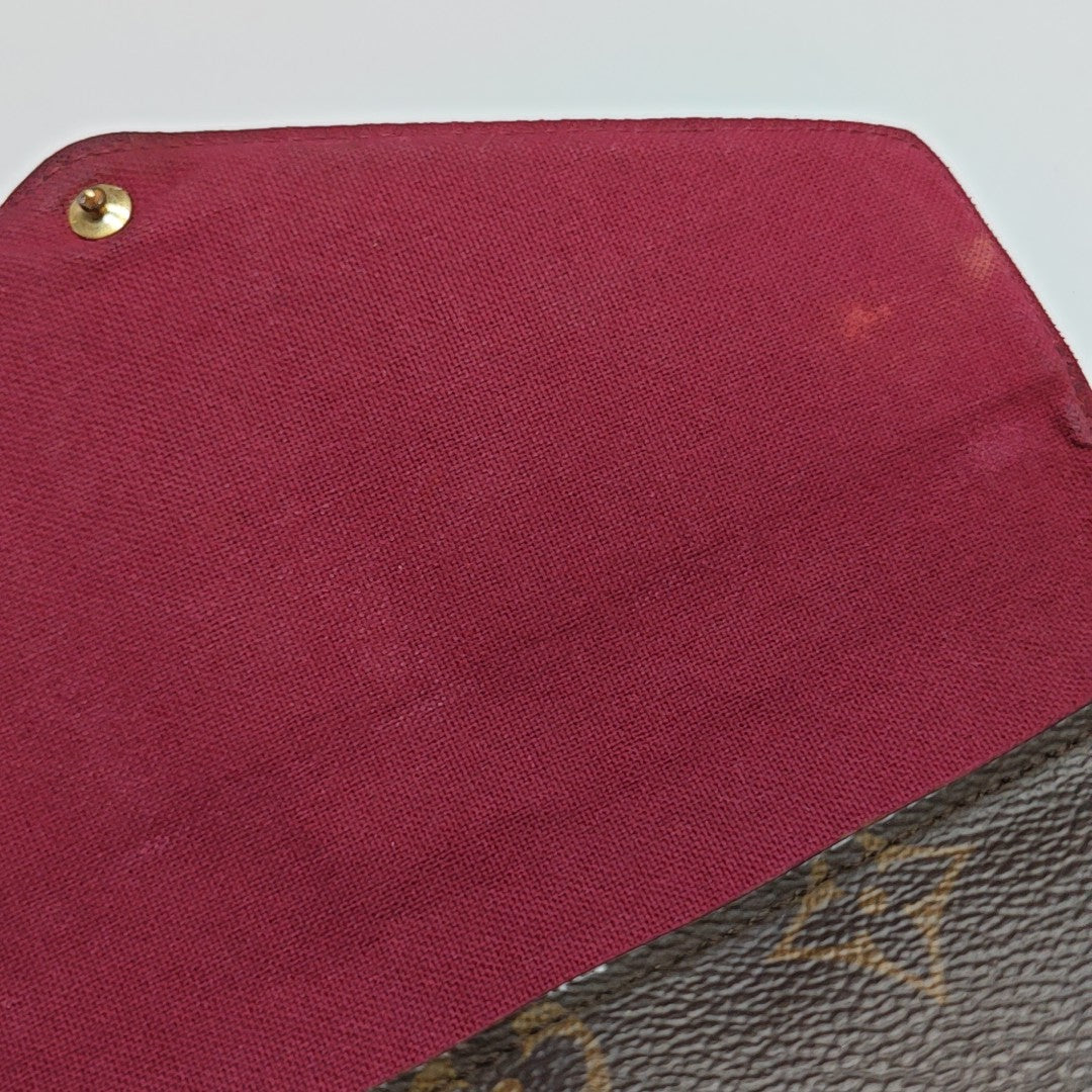FÉLICIE Monogram Coated Canvas Brown