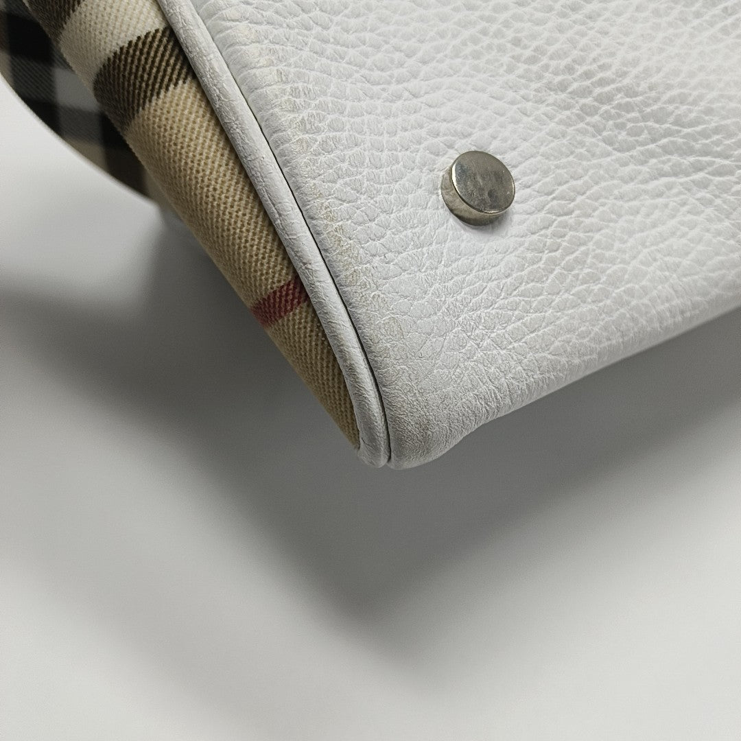 Leather Medium White