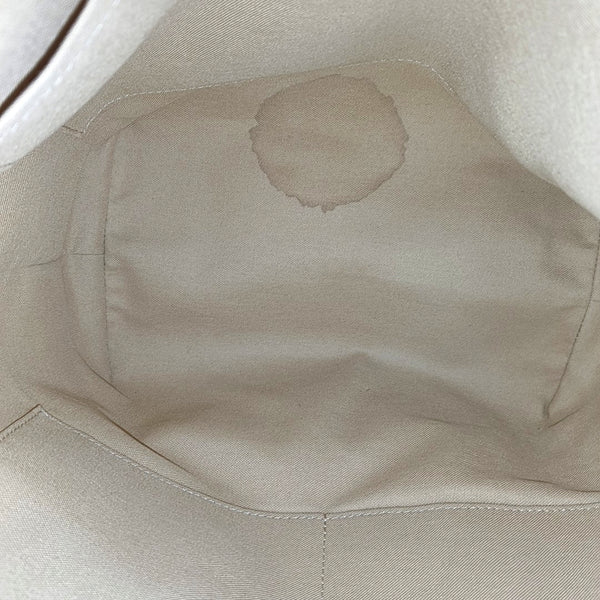 Authenticated pre-owned  TOTALLY MM Coated Canvas White - Tote Bag at Looply