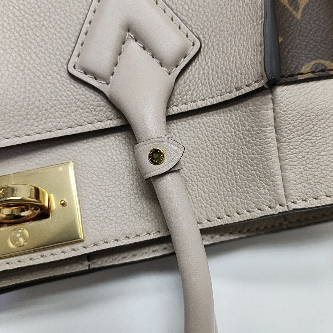ON MY SIDE PM Monogram Coated Canvas Beige