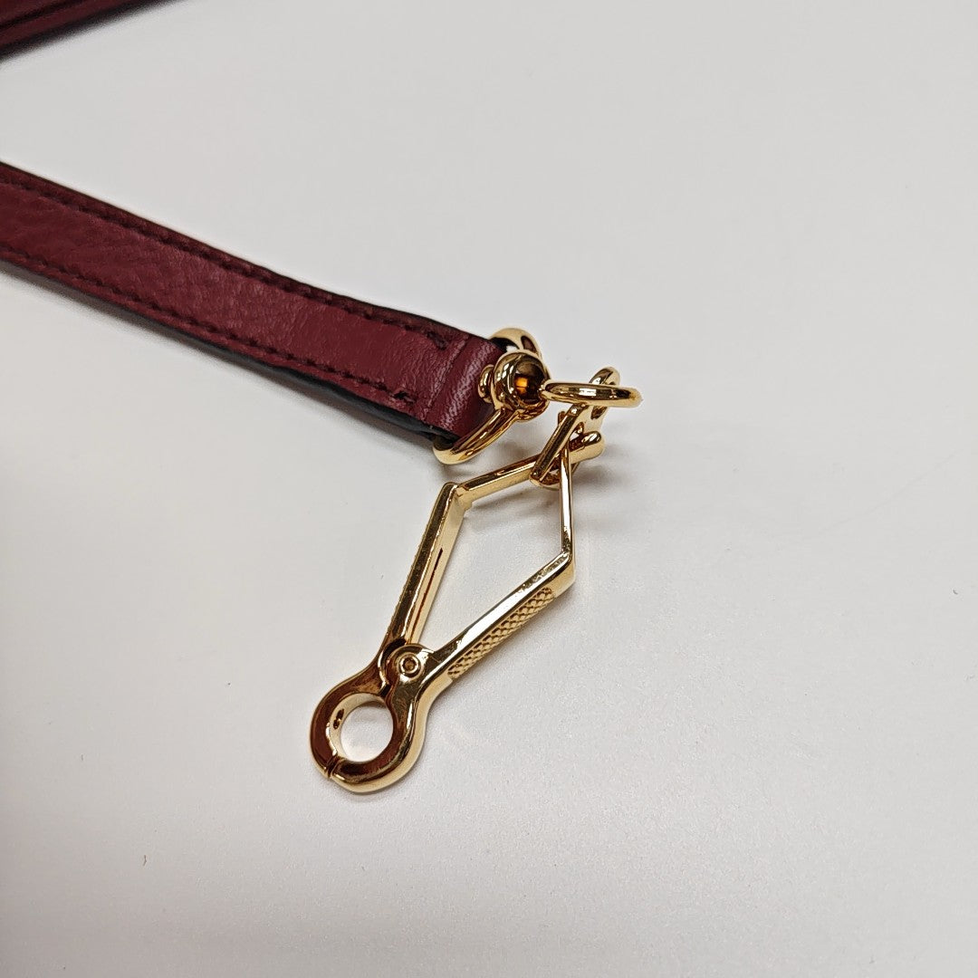 Bow Small Leather Beige