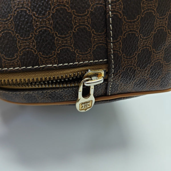Leather Top Handle Bag Yellow