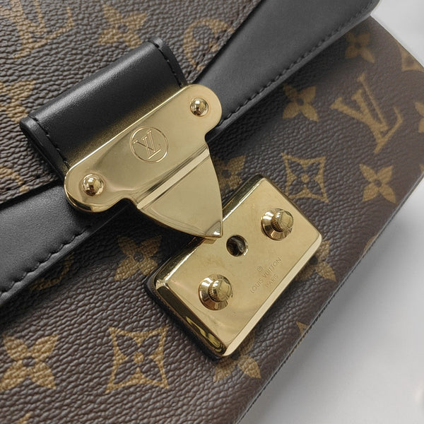 MARCEAU Monogram Coated Canvas Brown