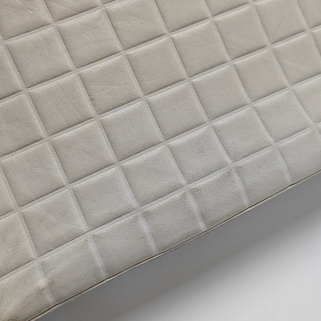 CHOCOLATE BAR Lambskin White