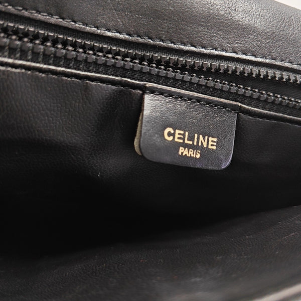 Quilted Calfskin Shoulder Bag Black