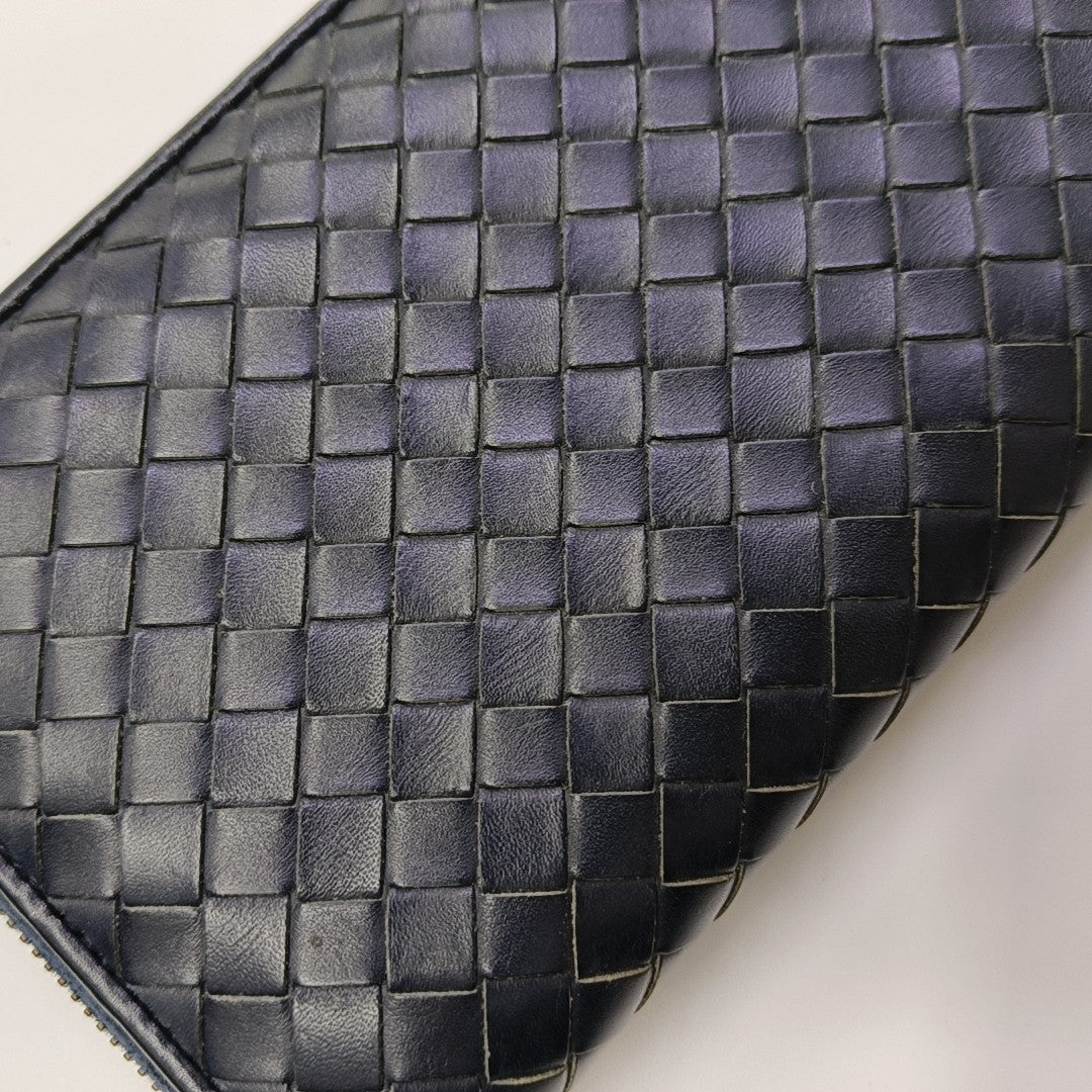 Calfskin Wallet Blue