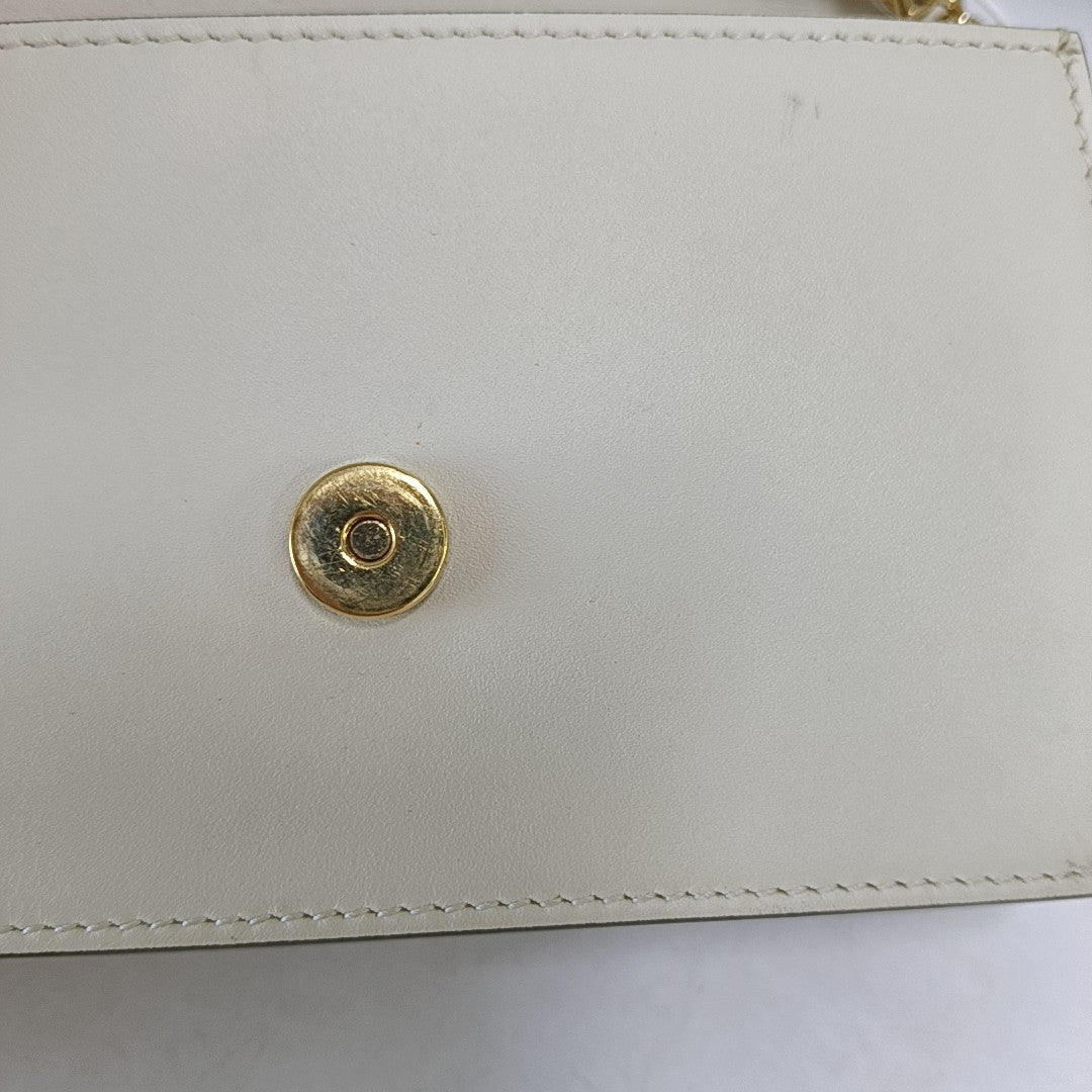 Sylvie Super Mini Calfskin White