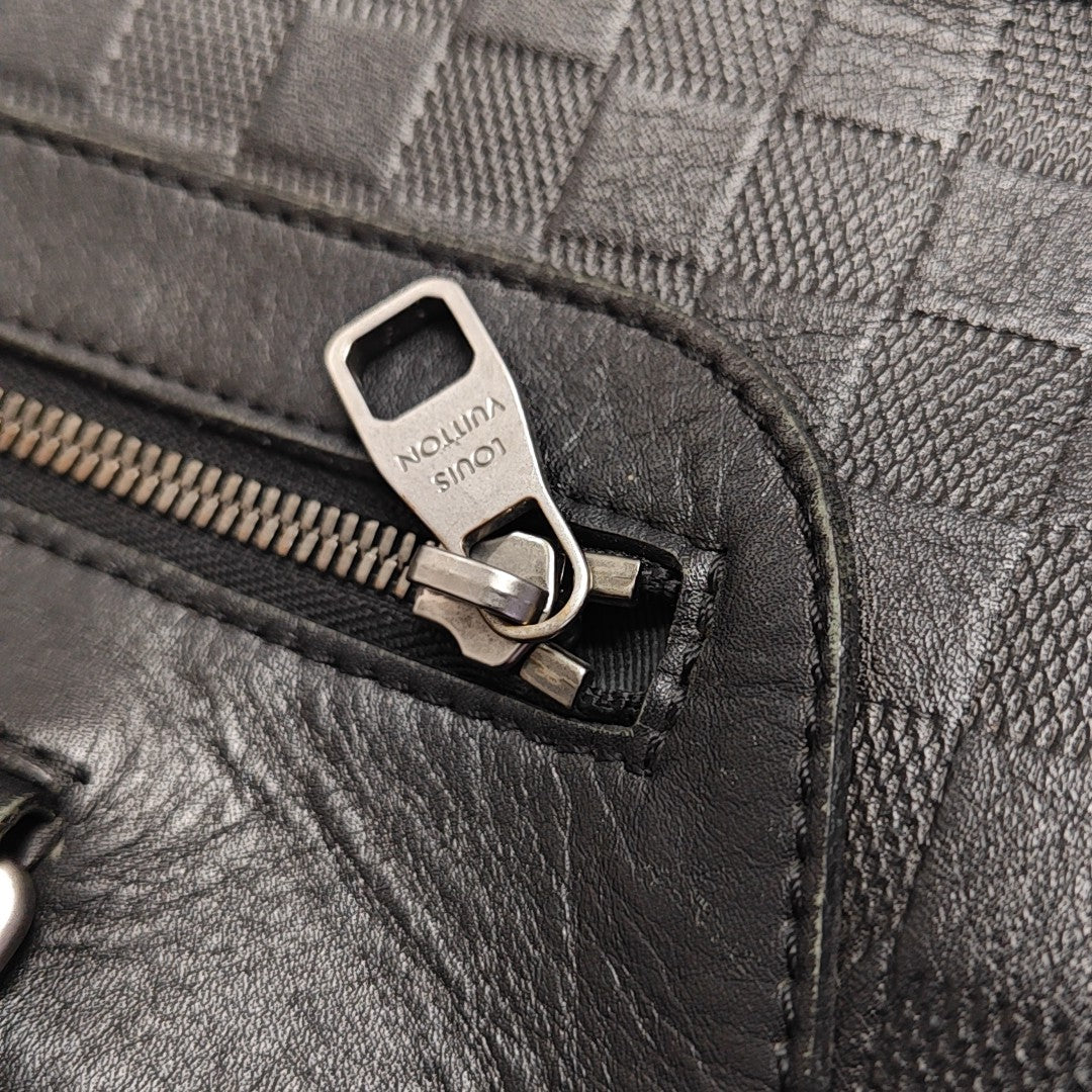 PORTE-DOCUMENTS Damier Graphite Calfskin Black