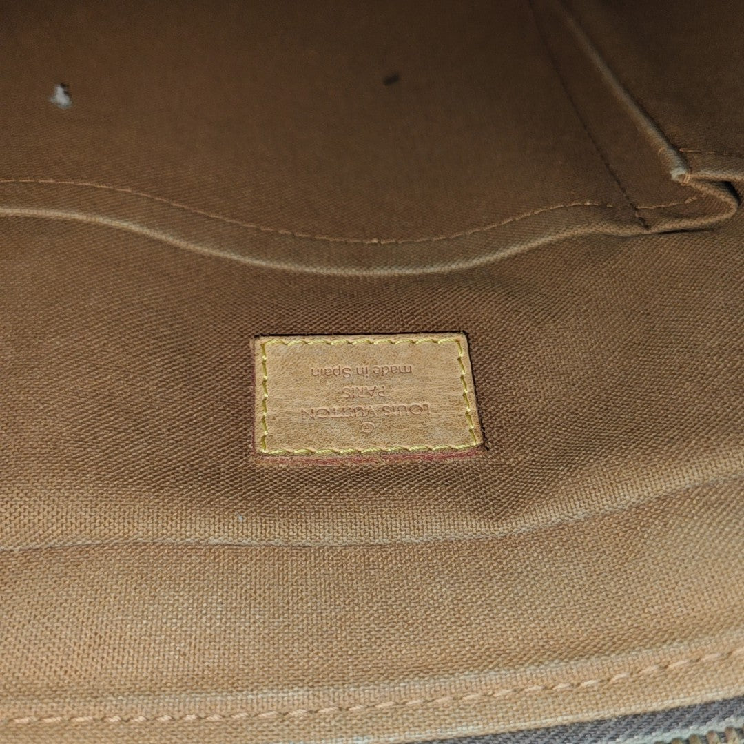 BOSPHORE Monogram Coated Canvas Brown