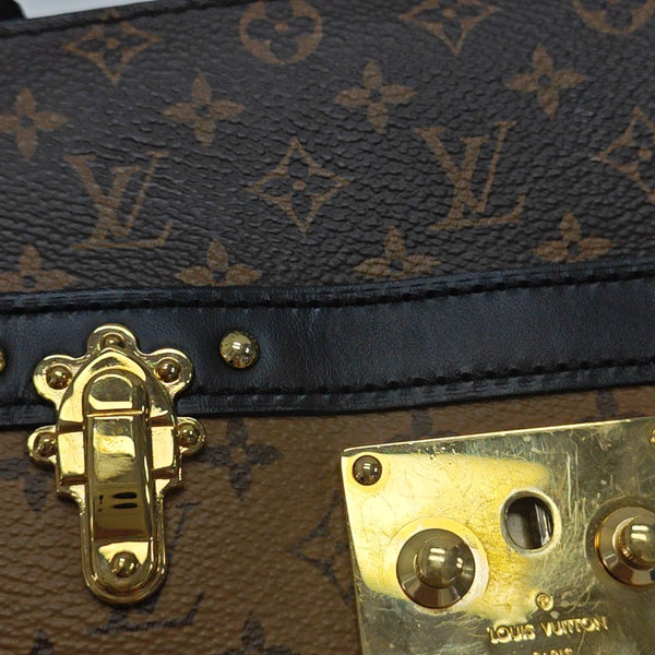 TRUNK Monogram Coated Canvas Brown