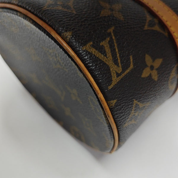 PAPILLON Monogram Coated Canvas Brown