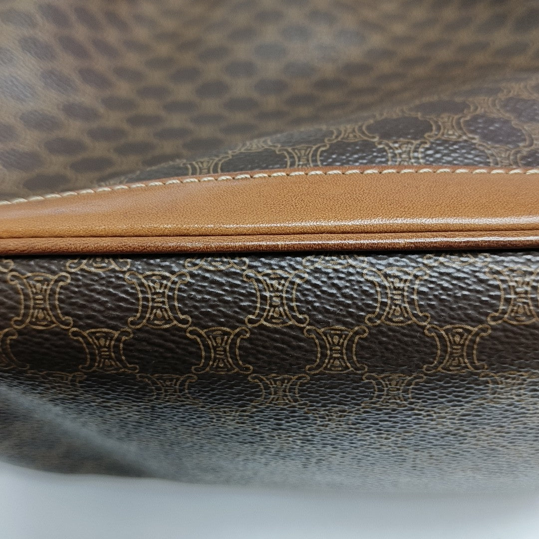 MACADAM BUCKET Coated Canvas Brown