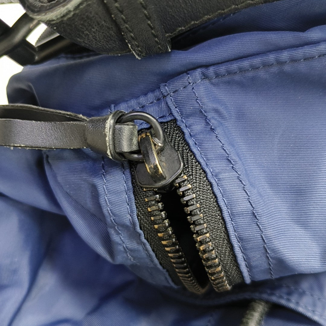 The Rucksack Large Nylon Blue