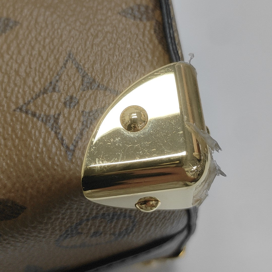 NOÉ PURSE LV CHARMS Monogram Coated Canvas Brown