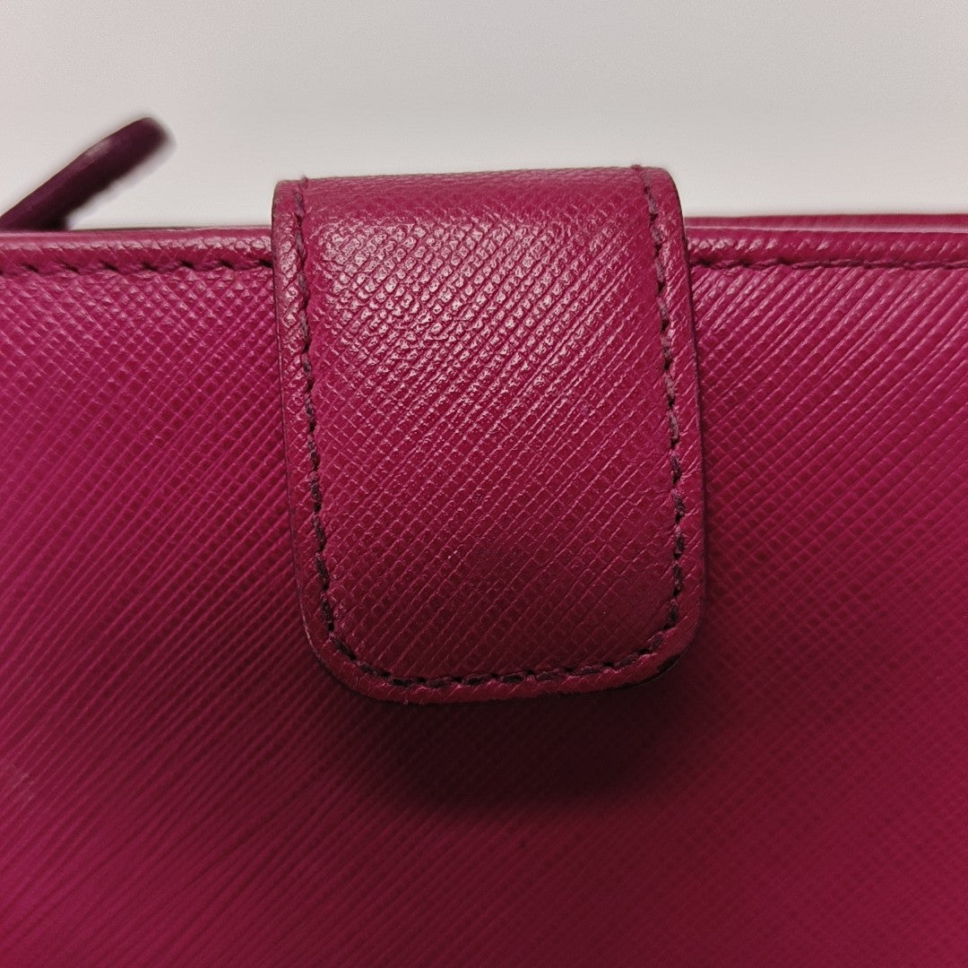 Calfskin Card Holder Red