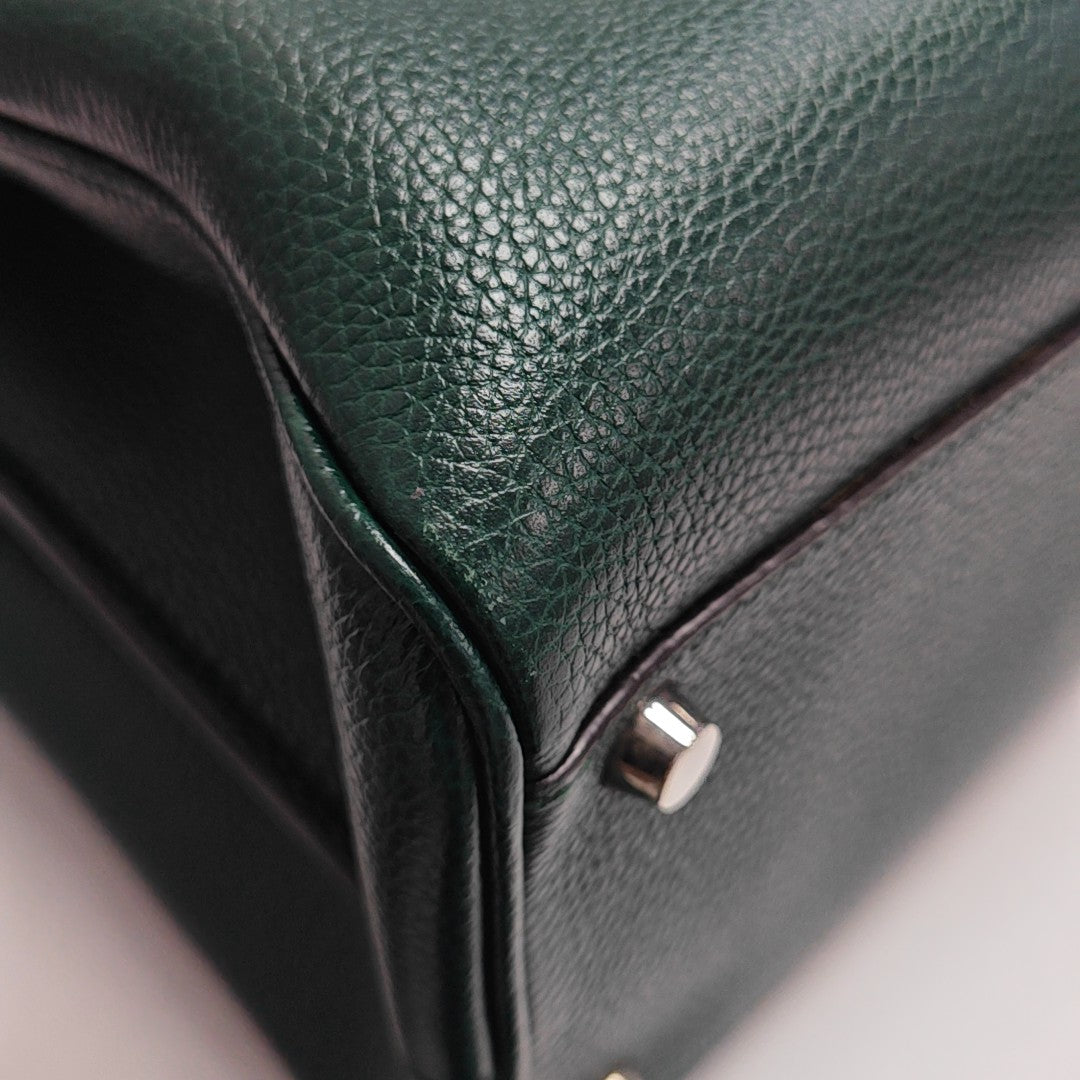 Zumi Medium Calfskin Green