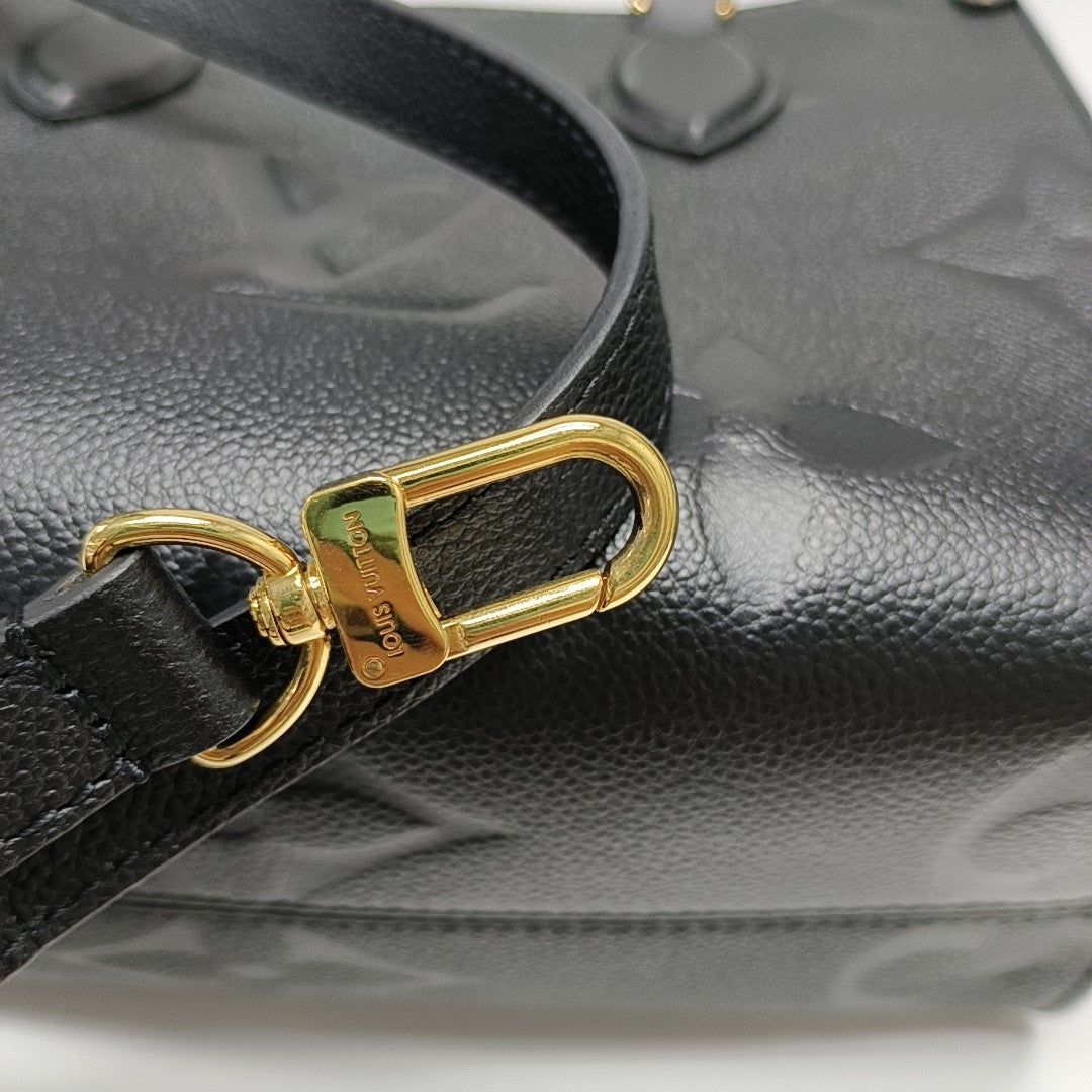 ONTHEGO PM Monogram Calfskin Black