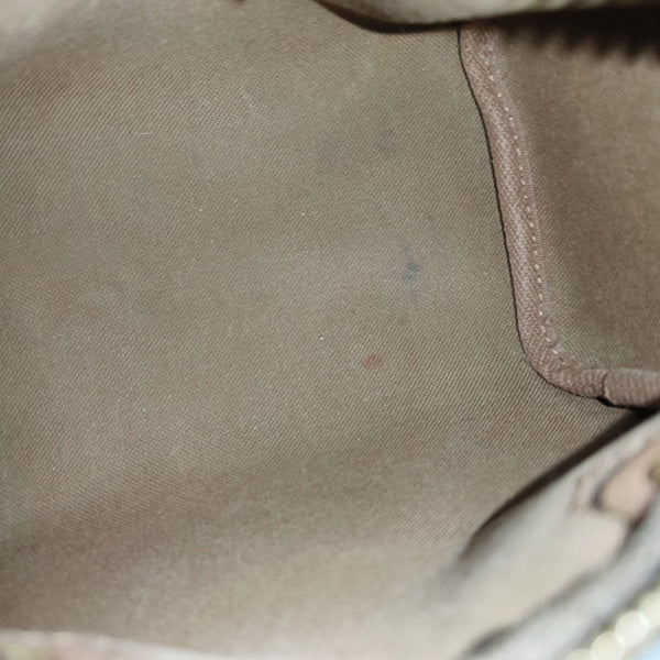 SPEEDY Nano Monogram Coated Canvas Brown