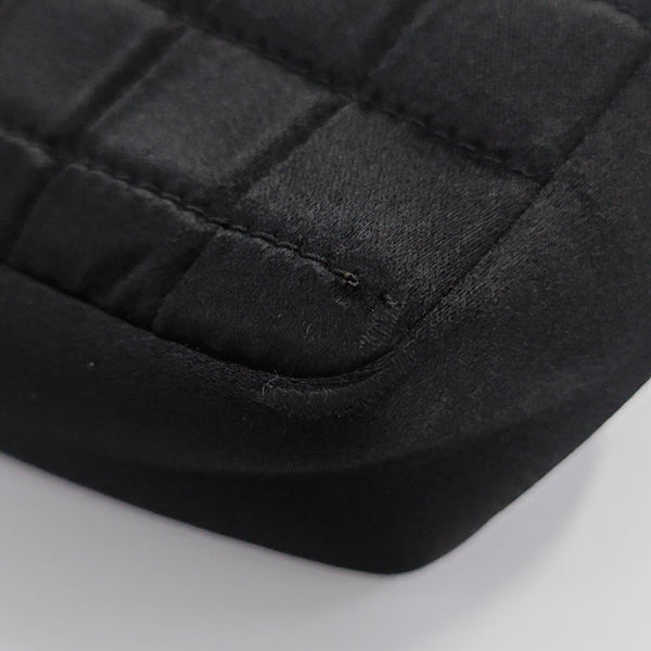 Silk Satin Crossbody Bag Black