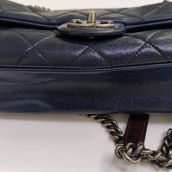 Quilted Calfskin Blue