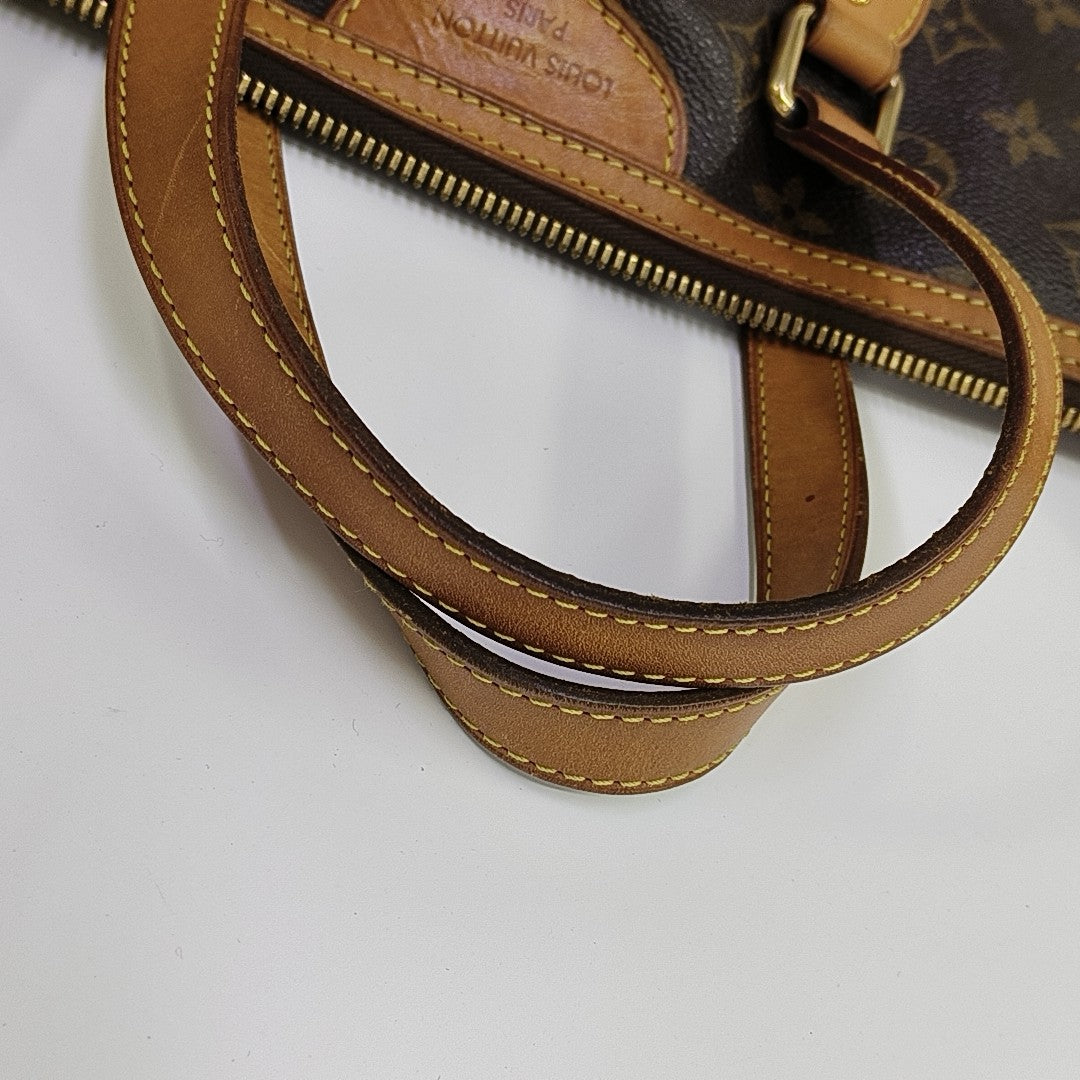 PALERMO PM Monogram Coated Canvas Brown
