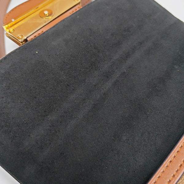 DAUPHINE Mini Monogram Coated Canvas Brown