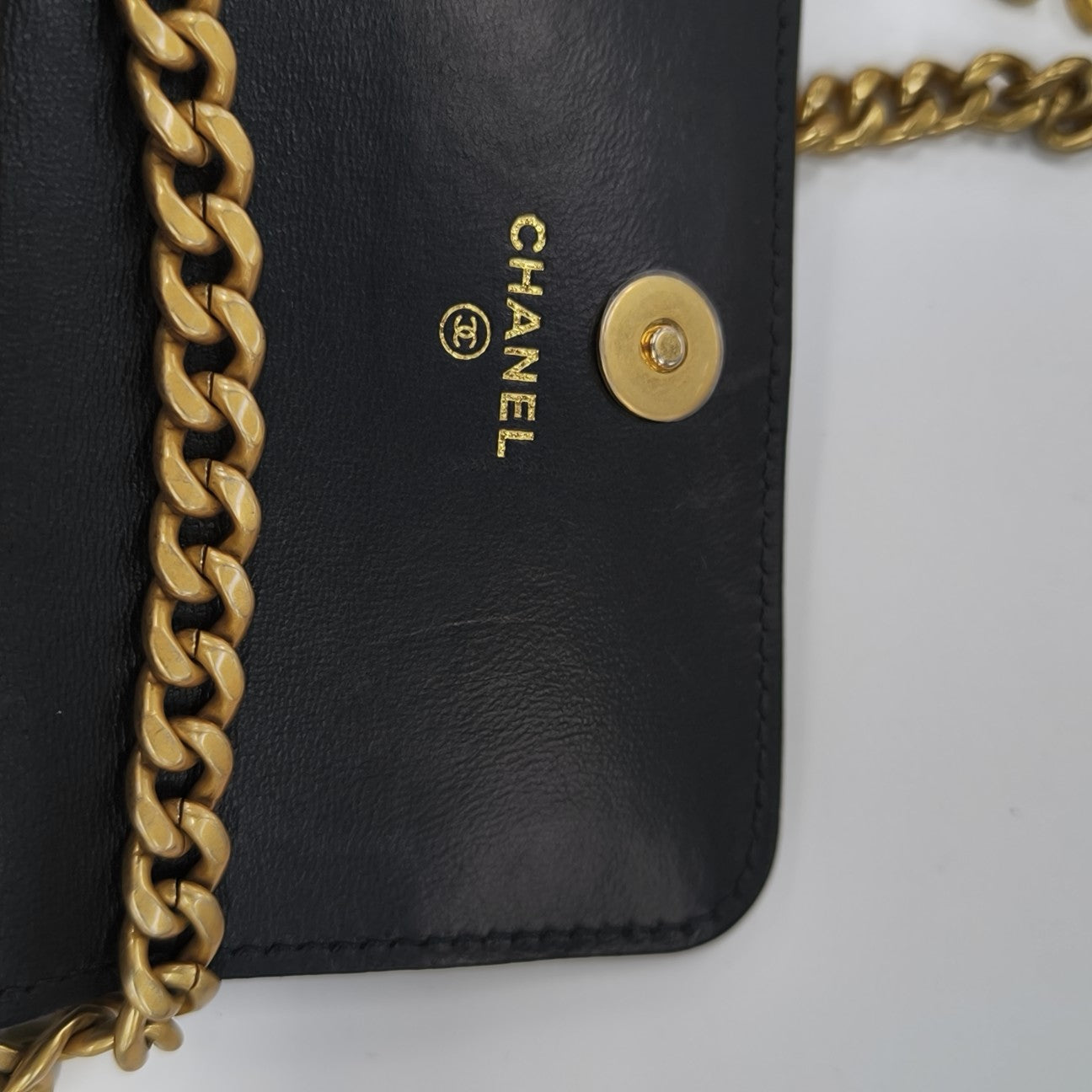 Quilted Lambskin Shoulder Bag Black
