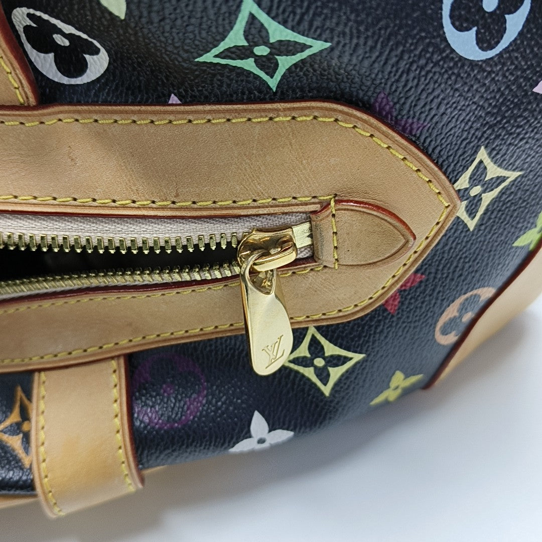 CLAUDIA Monogram Coated Canvas Black