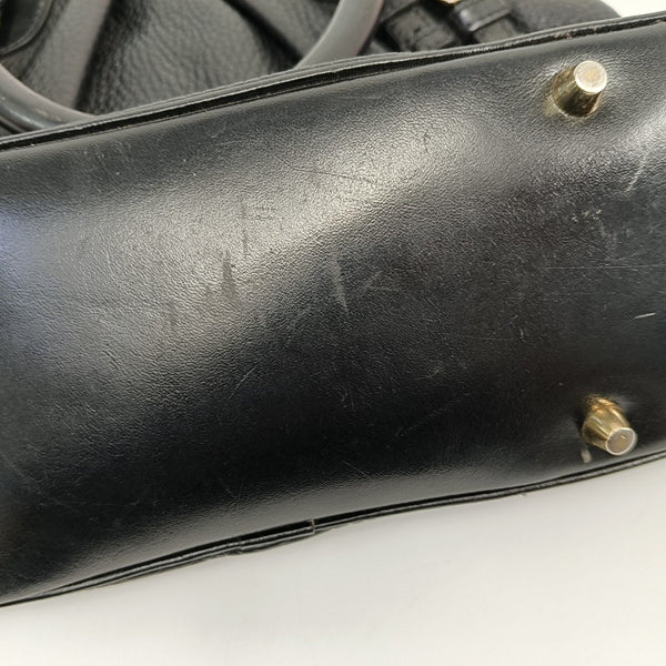 Calfskin Tote Bag Small Black