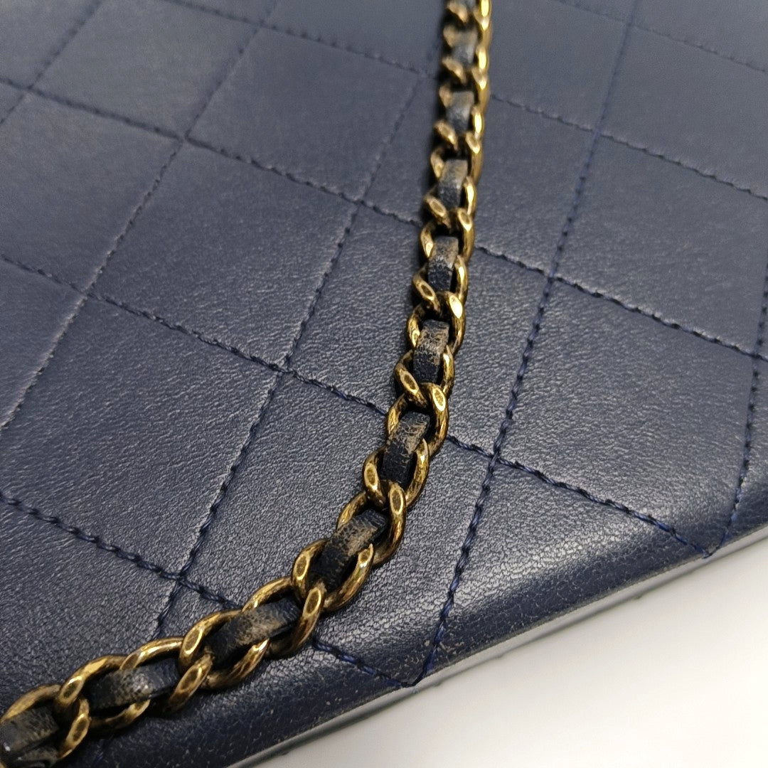 Quilted Lambskin Blue