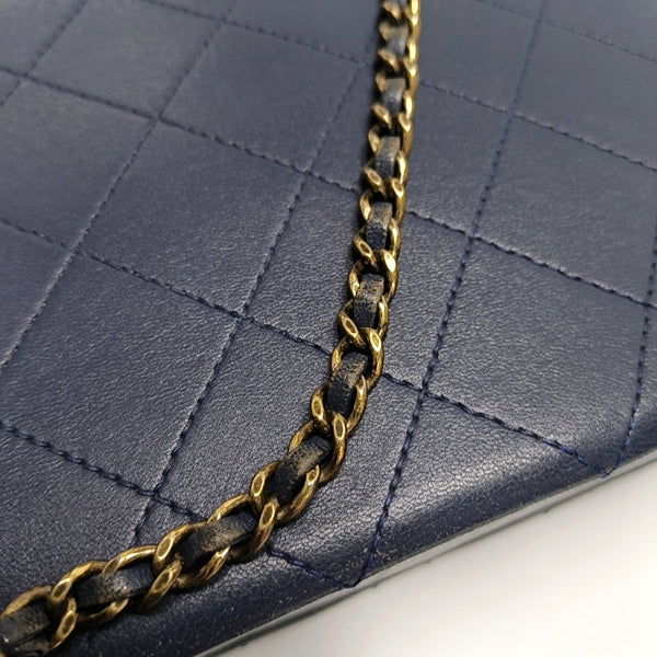 Quilted Lambskin Blue