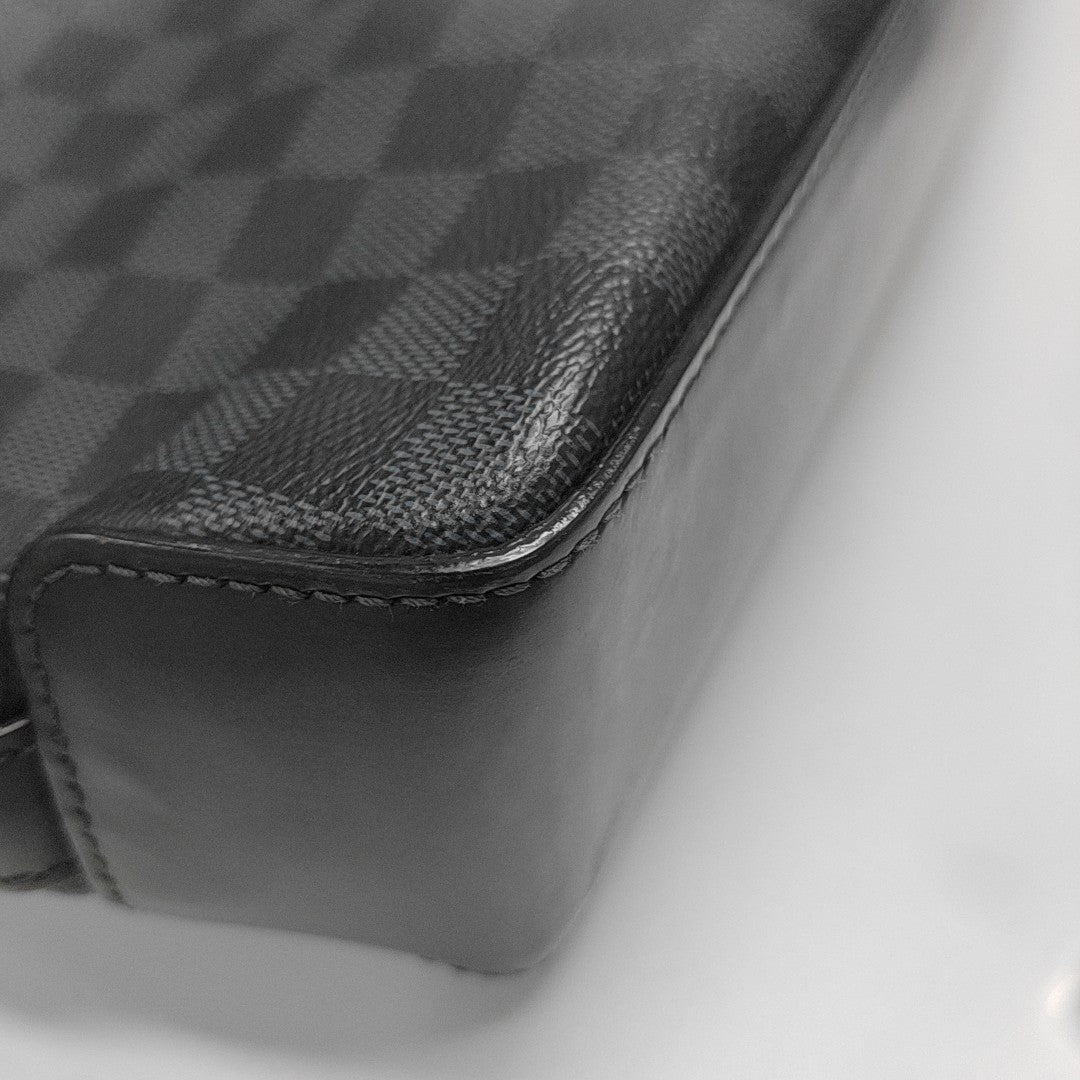 GREENWICH Damier Coated Canvas Blue