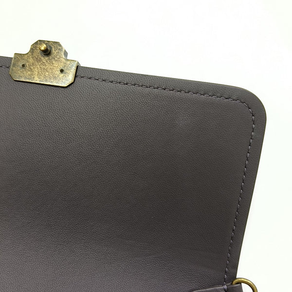 Lambskin Shoulder Bag Purple