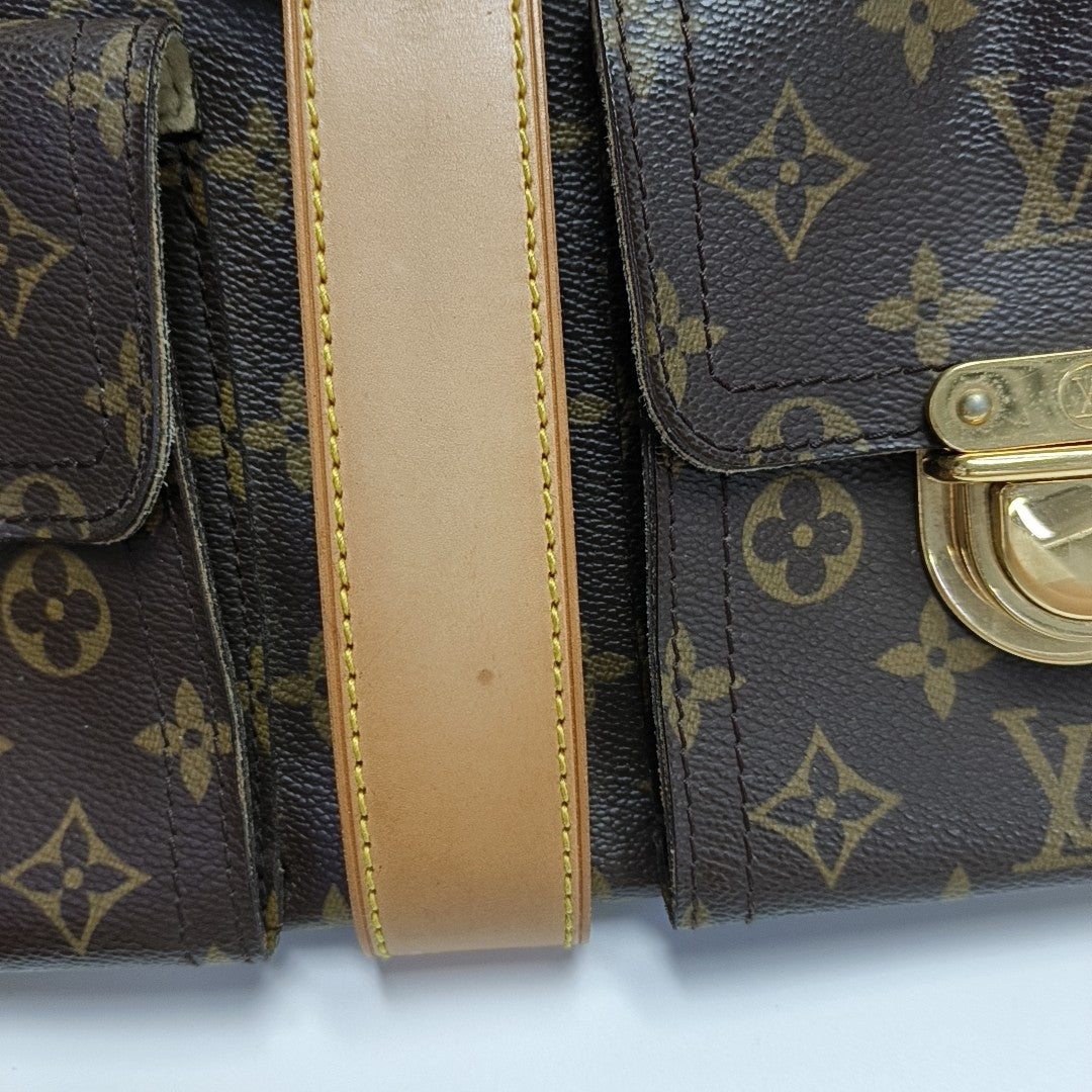 MANHATTAN GM Monogram Coated Canvas Brown