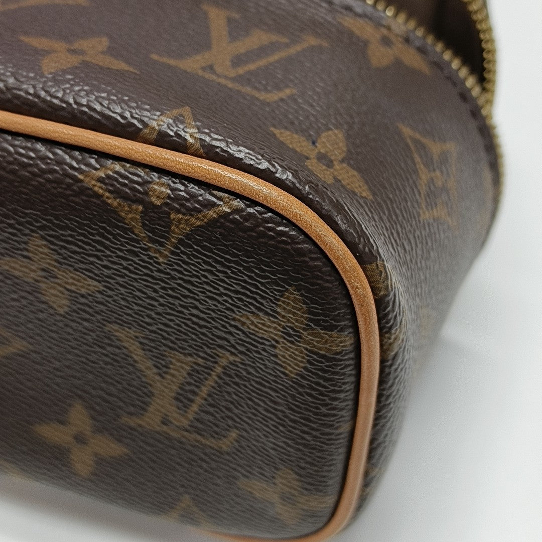 NICE Super Mini Monogram Coated Canvas Brown