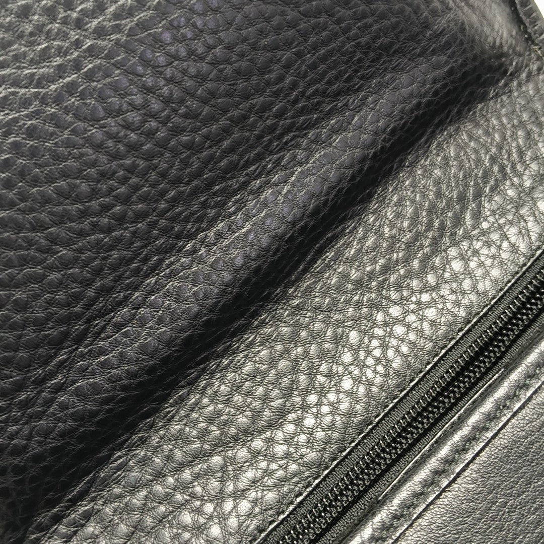 Calfskin Shoulder Bag Black