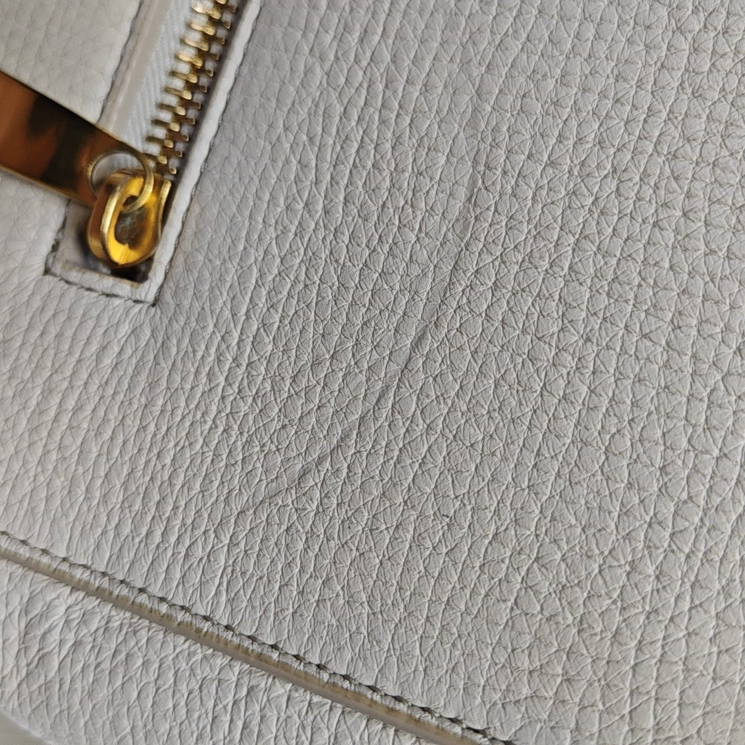 BV Angle Calfskin White